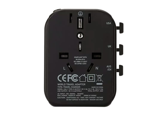 旅行轉(zhuǎn)換插頭BS8546認證